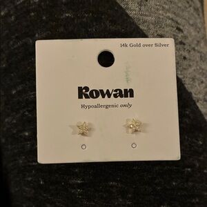 Rowan Gold Star Earrings